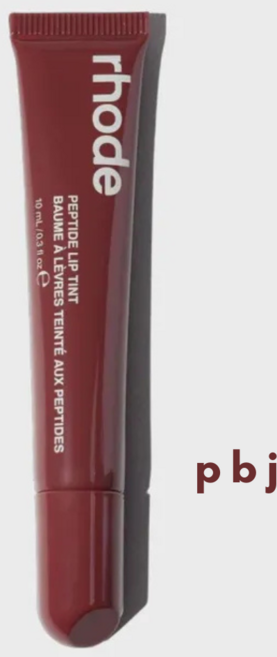 Rhode 로드 펩타이드 립틴트 립글로스 메이크업 글로우 보습 컬러 틴트, pbj, 10ml, 1개