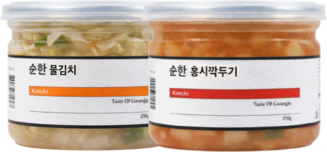 [베리쿡] 아기김치 2종 물김치+홍시깍두기 세트, 1개