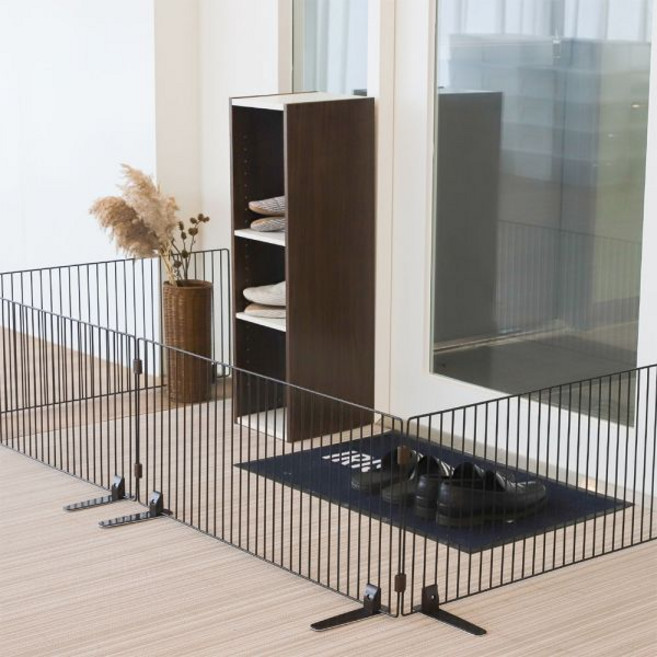 아이리스 코리아 강아지 애견 철제 펜스 울타리 PSPF-94, 화이트 / 1개