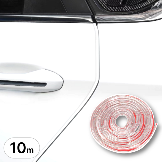 레츠굿 자동차 문콕방지 몰딩, 1개, 투명