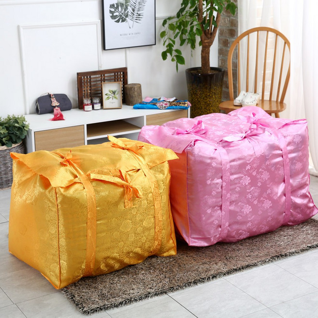 [글라라세상]고급양단(대)/이불보/이불보관함/이불보관/이불정리, 황금색, 1개