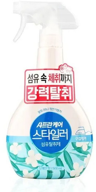 샤프란케어 스타일러 섬유탈취제 상쾌한 향 500ml, 1개