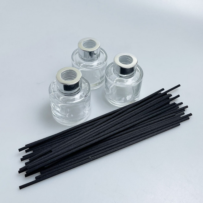 디퓨저 공병용기 3P + 섬유스틱 30P, 1개, 50ml, 섬유스틱(블랙)