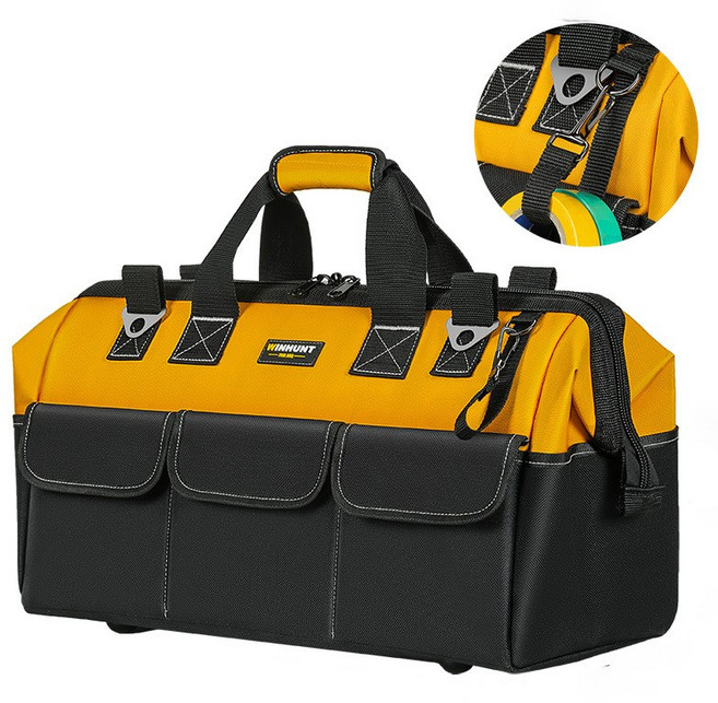 반비 대용량 현장용 공구가방 작업용 어깨끈 수납가방 가정 차량 작업 전동공구, 1개