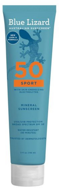 블루 리자드 스포츠 미네랄 SPF 로션 5온스 - 50+, 블루 리자드 스포츠 미네랄 SPF 로션 5온스 - 50, 1개, 140ml