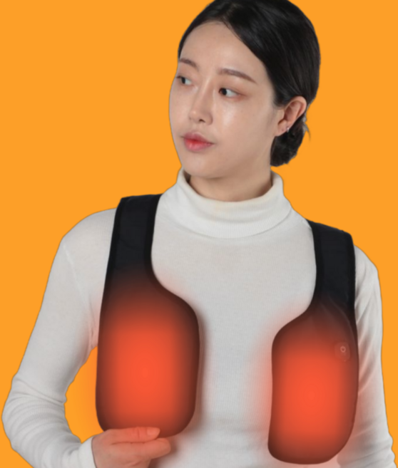 온슬림 발열조끼 면상발열 여행용 C타입 10000mAh 보조배터리 포함