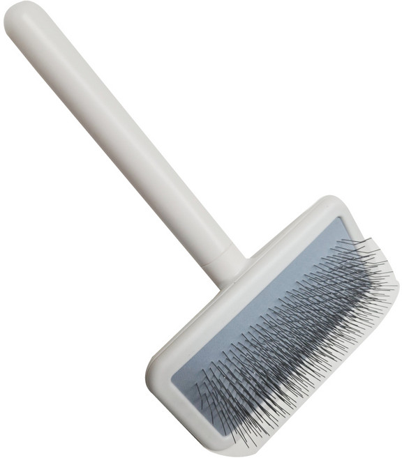 TAA 콤 슬리커브러쉬 바늘빗 반려견 강아지빗 타콤 애견 미용 전문가용, 1개, 흰색