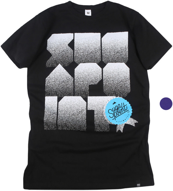 슈가포인트 남성/여성 스노우보드 그래픽 톨티 루즈핏 순면 반팔 티셔츠 Gradation