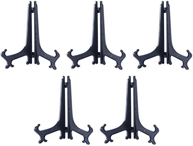 올굿리빙 앤티크 액자&접시 받침대, 5개, 블랙