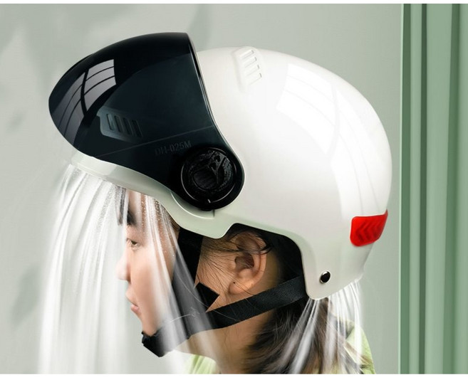 헬멧 선풍기 시원한 하이바 바람나오는 헬멧, 듀얼팬, 검정색