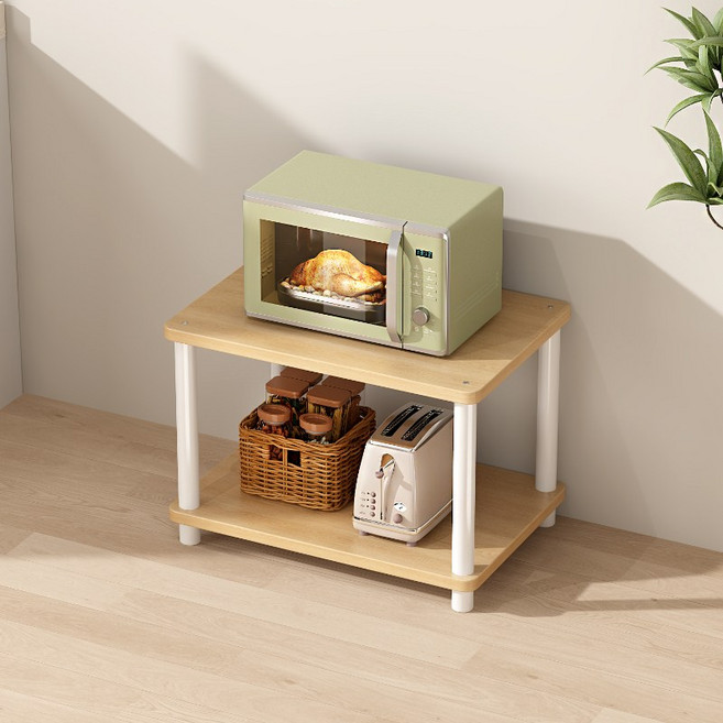 헤븐하임 다용도 선반 진열장, 2단, 우드(WOOD)