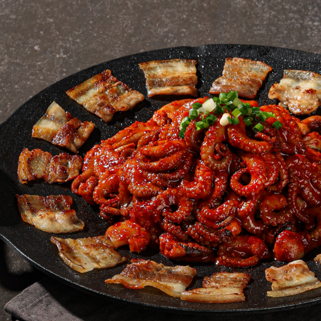 [850g] 배진국 쭈꾸미삼겹살 밀키트 쭈삼, 5세트, 850g