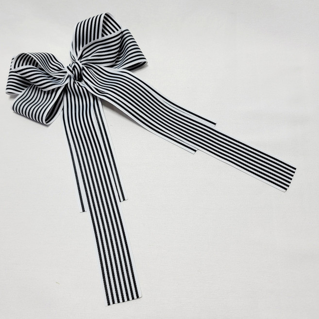 버디골프 스트라이프 리본핀 4색