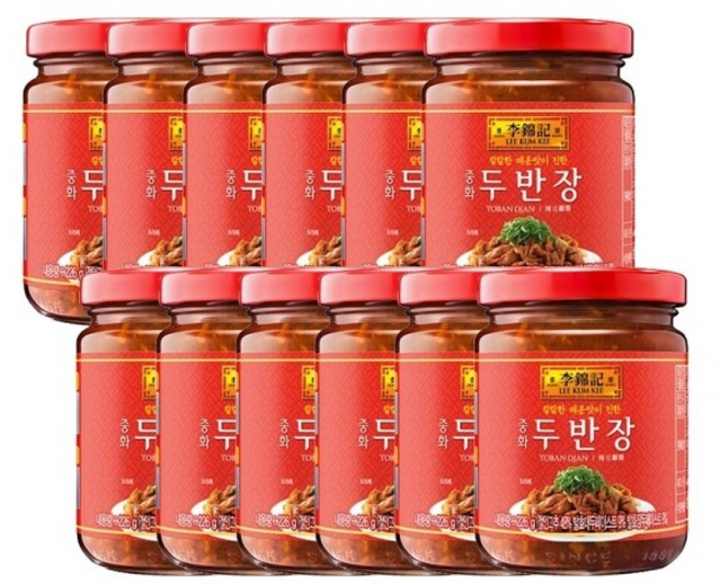 이금기 중화 두반장 /중식당/마파/두부/사천/볶음/재료/소스/양념/중식/중국집/급식용/업소용, 226g