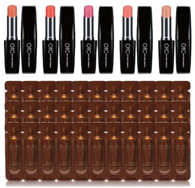 OFC 립스틱 구매시오휘 더 퍼스트 제너츄어 제뉴뮨 앰풀 60매 증정, 8호+사은품 더 퍼스트 제너츄어 제뉴뮨 앰풀 60매, 1개