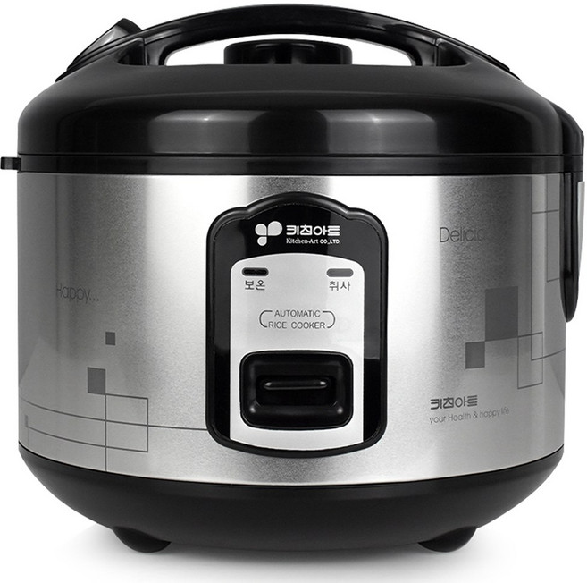 키친아트 큐티 전기 보온밥솥 5~6인용, PK-600, 실버