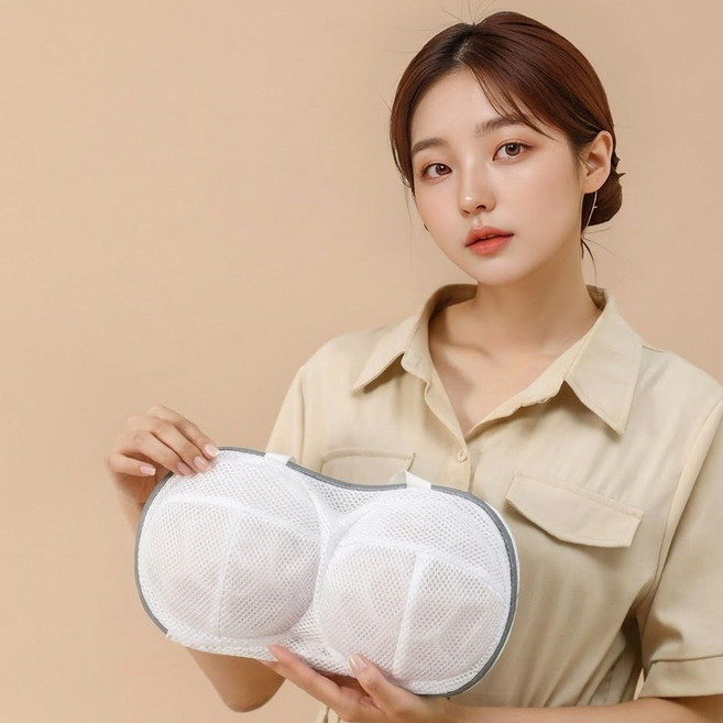 [3PCS] 유니프랍스 브래지어 세탁망 고급형, 3개, 그레이