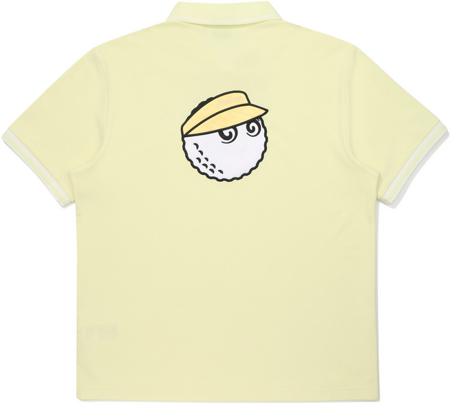 말본 등판 버킷 립에리 폴로 티셔츠 LEMON YELLOW 카라티셔츠남성용 골프 일상