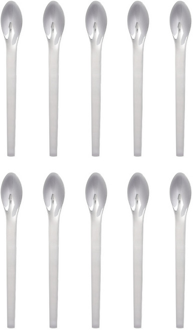 라온누리 젠 304 올스텐 티스푼, 실버, 10개