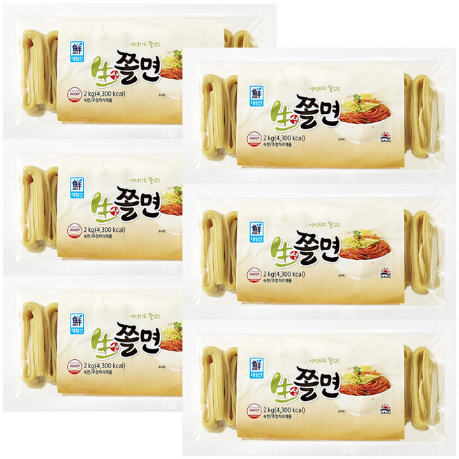대림선 생쫄면, 6개입, 2kg