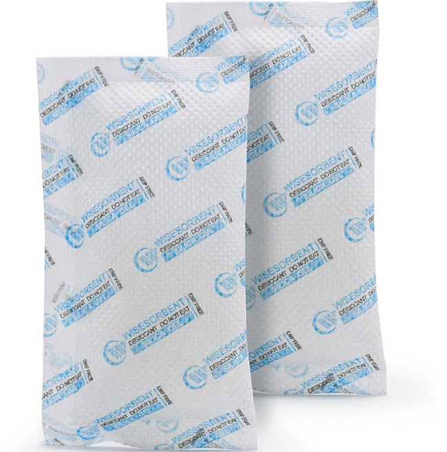 Wisesorb 200g x 3pc 충전식 제습제 팩 투명 창문이 있는 실리카겔 패킷 색상 습기 흡수제 보관 안전한 옷장 지하 카메라용 재사용 봉투, 30Pcs, 20 Gram