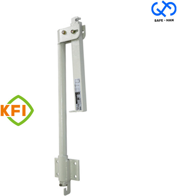 세이프한 KFI인증 완강기 하부 벽부 설치 지지대 하중 150kg 소방검정품, 하단벽부형-롱, 1개