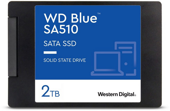 Western Digital WD Blue SATA SSD 2TB 2.5 560MBs 520MBs) PC WDS200T3B0A-EC SA510 웨스턴 디지털