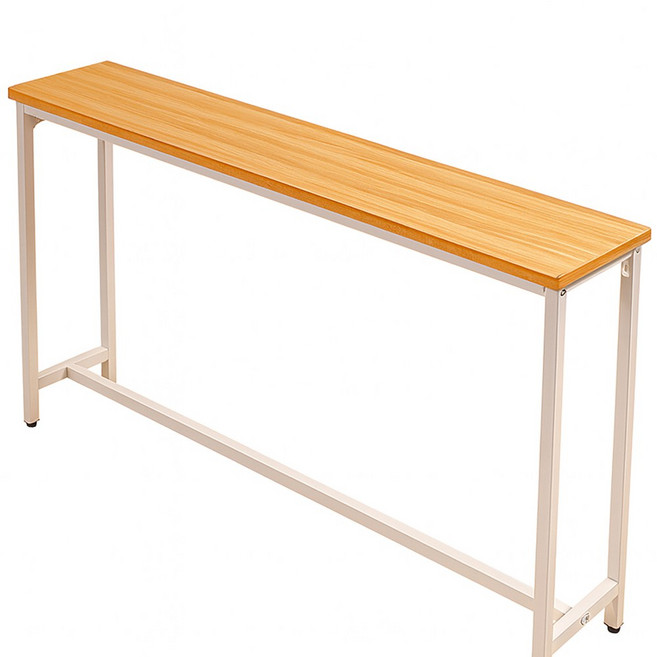 에이치앤아이 틈새수납장 침대 틈새 수납장 거실 소파 심플리 슬림 사이드테이블, 우드