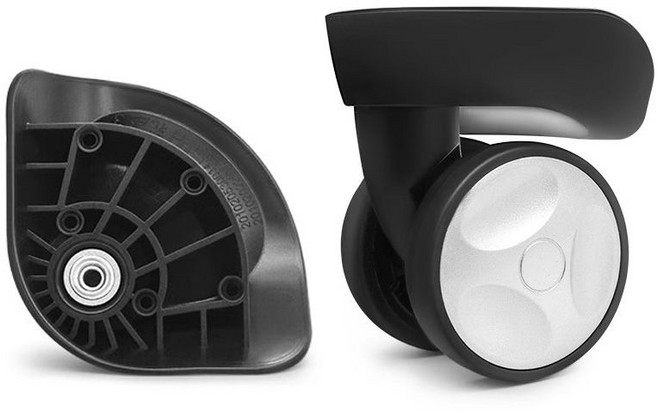 캐리어바퀴 셀프 교체 수리 L-H A-026 F-26 지오그래픽 엘르 호환 범용 휠, YW043 뮤트 유니버설 휠 1쌍(즉, 2개) (분량), 1개