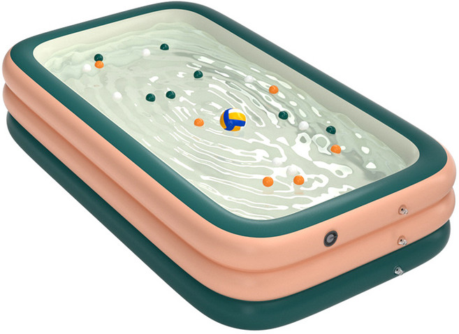 수영장 야외 수영장 물놀이 풀장 물놀이 수영장 야외 수영장, 디럭스 세트, 핑크색, 1개