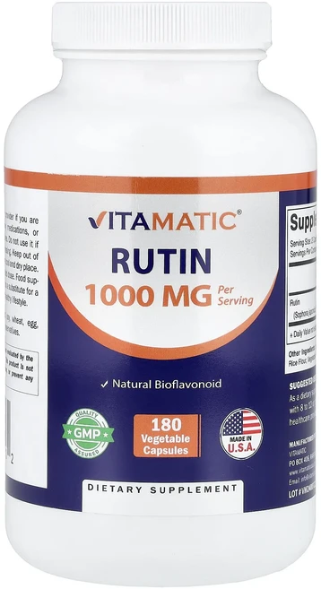 새해 첫좋은선물 Vitamatic 루틴 베지 캡슐 180정(캡슐 1정당 500mg) 제대로 할인합니다, Vitamatic루틴베지캡슐180정캡슐1정당500mg, 1개 - 쿠팡