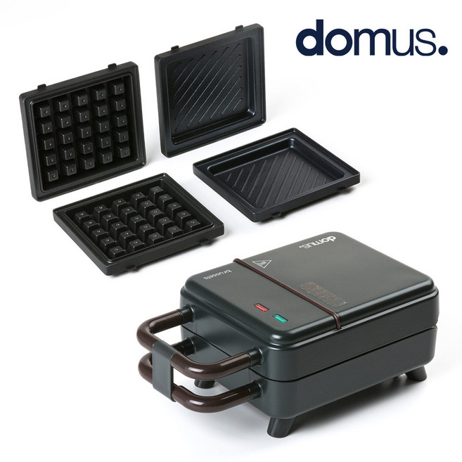 두가지 플레이트 브뤼셀 와플메이커 (블랙)와플기, 단품