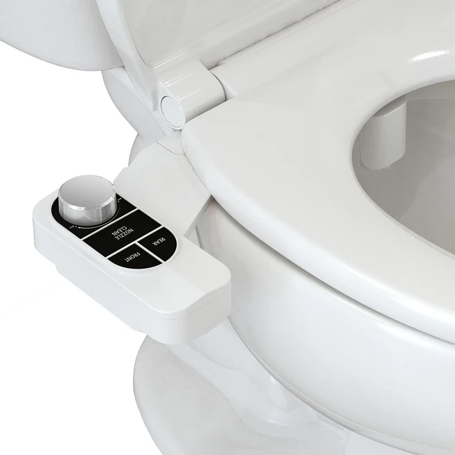 SAMODRA 비전기 비데 - 개별적으로 물압을 조절할 수 있는 자가 세척 이중 노즐(전면 및 후면 세척), 01 빠른, 03 G7/8, 01 Black