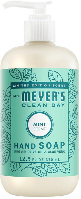 미세스 메이어스 클린데이 리퀴드 핸드솝 민트향 370ml, 미세스 메이어스 클린데이 리퀴드 핸드솝 민트향 370m, 1개