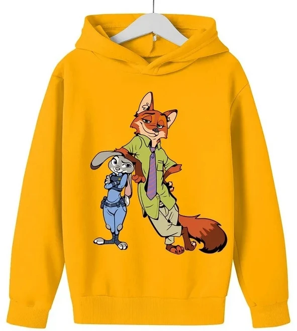 올스토어 potdemiel 패션 아동복 Zootopia Judinik 후드티 가을 겨울 소녀 및 따뜻한 스웨터, 01 120, 03