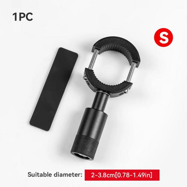 LED전구 헤드라이트 장착 홀더 20-3838-60mm 보조 안개등 브래킷 스포트라이트 포크 브래킷 클램프, 02 1PCS 20-38MM
