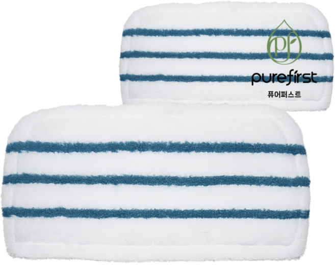 퓨어퍼스트 한경희생활과학 스팀청소기 걸레 패드 블랙앤데커 호환, 2개