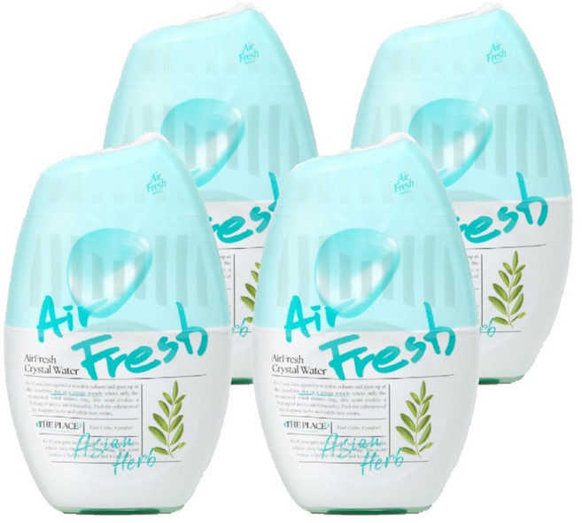 애경 홈즈 크리스탈워터 아시안허브, 400ml, 4개