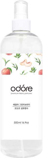 오도르 섬유향수, 에끌라그린티&피치, 1개, 500ml