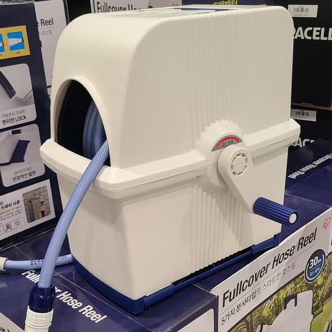 아이리스 베란다 정원 세차 주말농장 요요 호스 릴 분사기 물청소 30M, 단품