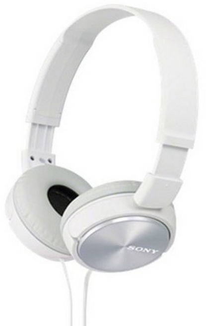 소니 스마트폰용 헤드폰, 화이트, MDR-ZX310AP