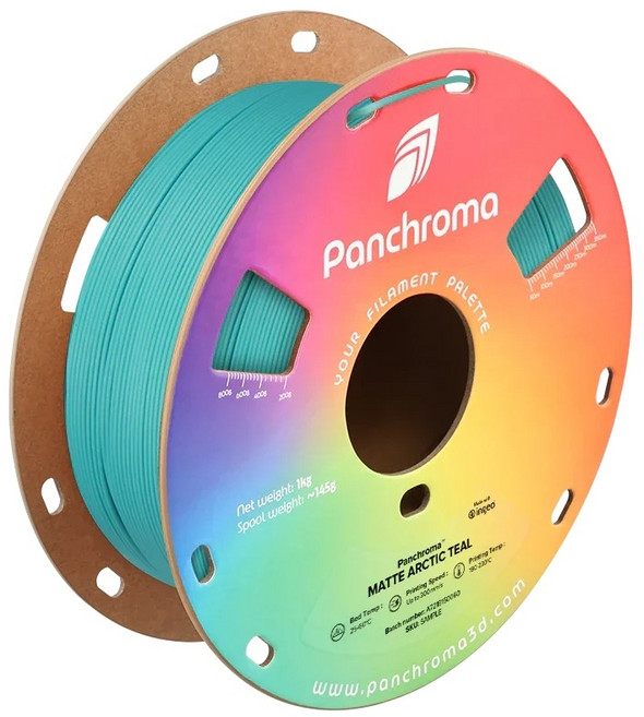 Polymaker PLA 필라멘트 PolyTerra 무광 1.75mm 1kg, 북극 청록