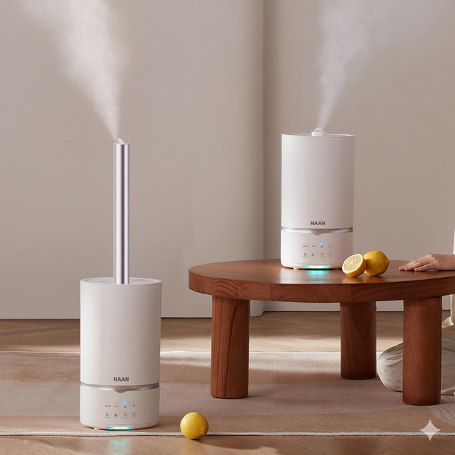 한경희 가열 복합식 가습기 5L 화이트 / 오브제 디자인 / UV살균 / SUS304 진동자 / 스텐 히팅판 / 대용량, 색상