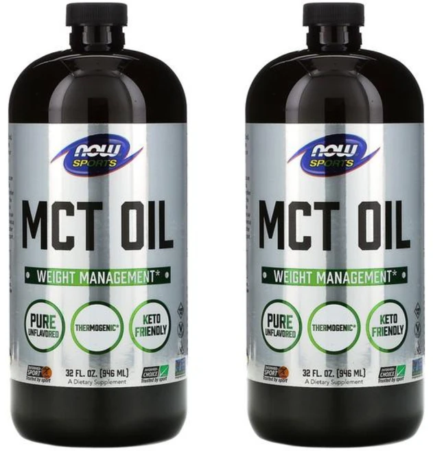 [1+1] NOW Foods 나우푸드 스포츠 엠시티 오일 946ml MCT OIL 무향 트리글리세라이드 트리글리세이드 트리글리세리드 카프릴산 2개 - 쿠팡
