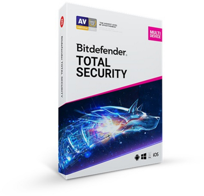 [비트디펜더] Bitdefender 토탈 시큐리티 (1Device/1년/개인용) (백신/안티바이러스/보호/보안)