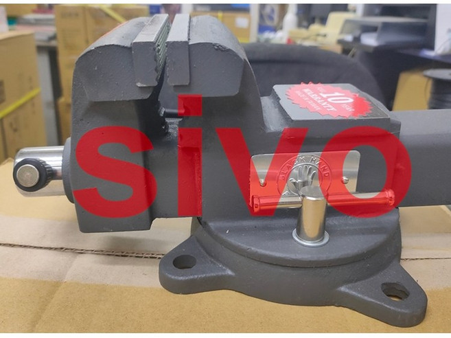 黑手牌 4/ BH-4804 超強夾力橫萬力 桌上型虎鉗 附旋轉底座 台灣製造・十年保固, 1個