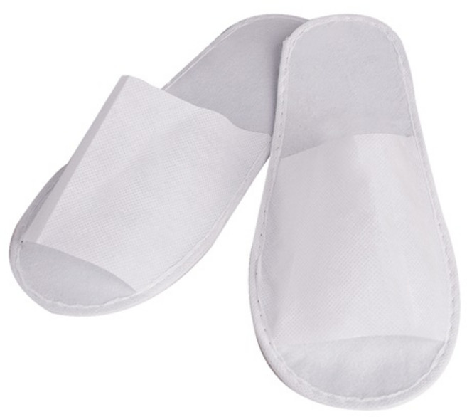 일회용슬리퍼 부직포 개별포장 거실화 호텔 객실화 기내용 업소용 일회용실내화(앞트임)200개, 흰색, 1개