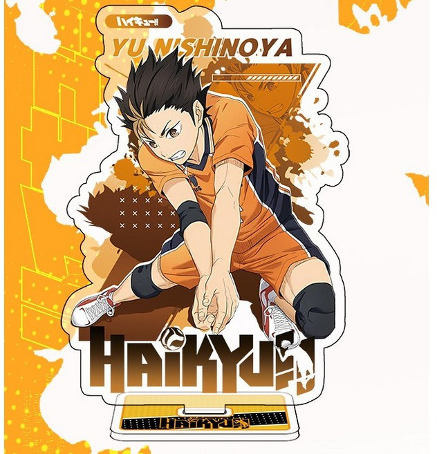 하이큐 아크릴 스탠드 애니 캐릭터 굿즈 니시노야 켄마 카게야마, 1개, 수호신 니시노야