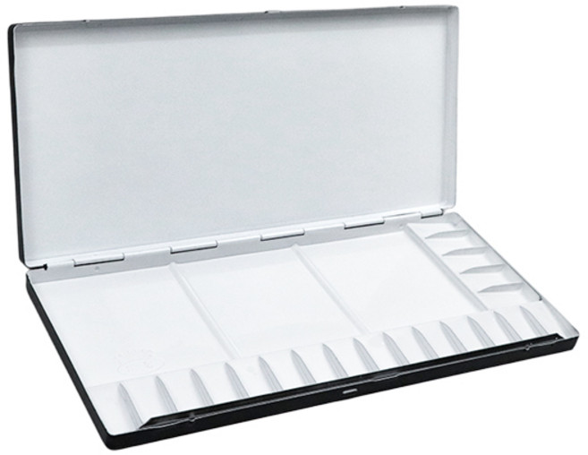 (흥일) 수채화 파레트 420 팔레트 20칸 알루미늄, 1개