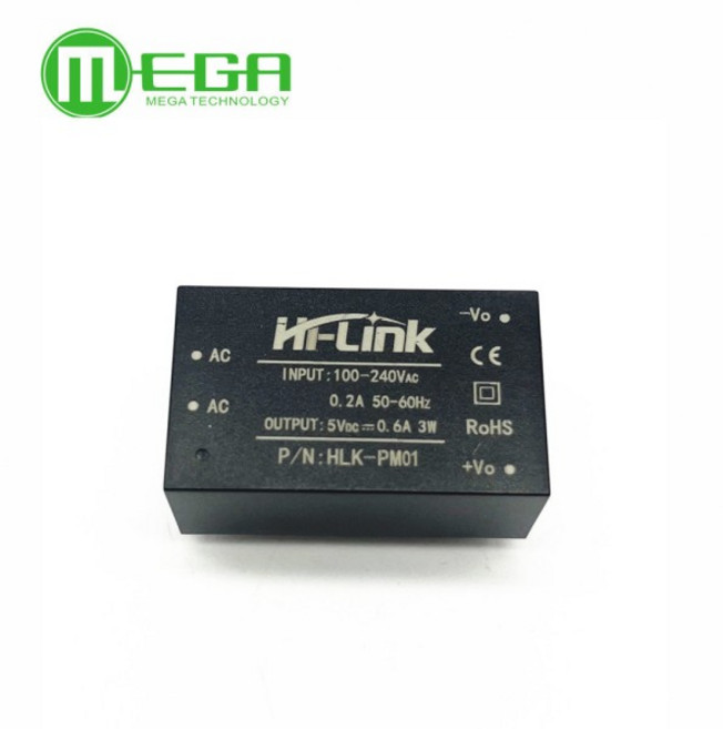 HLK-PM01 AC-DC 전원 공급 모듈 AC DC 스텝 다운 벅 220V ~ 5V 3.3V 12V 5V700mA, 04 1pcs  HLK-PM01